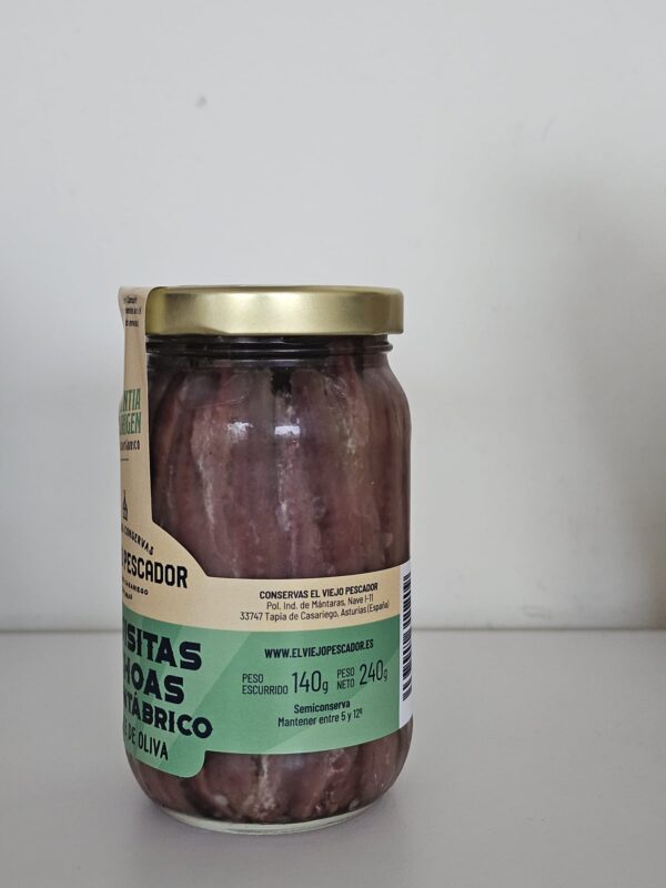 Filetes de Anchoa en Aceite de Oliva - 240gr - Imagen 3